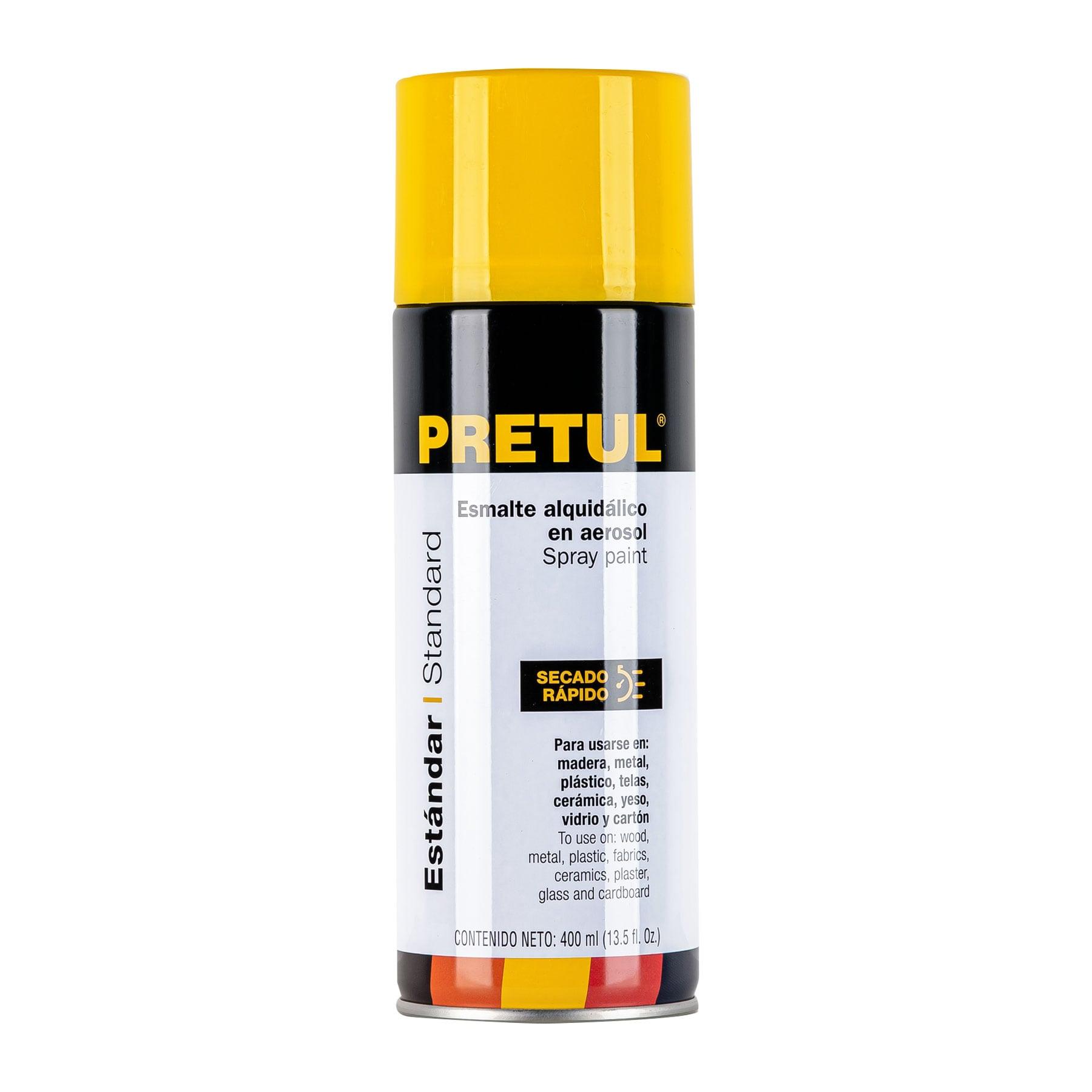 PINTURA EN AEROSOL. AMARILLO CANARIO. 400ML. PRETUL