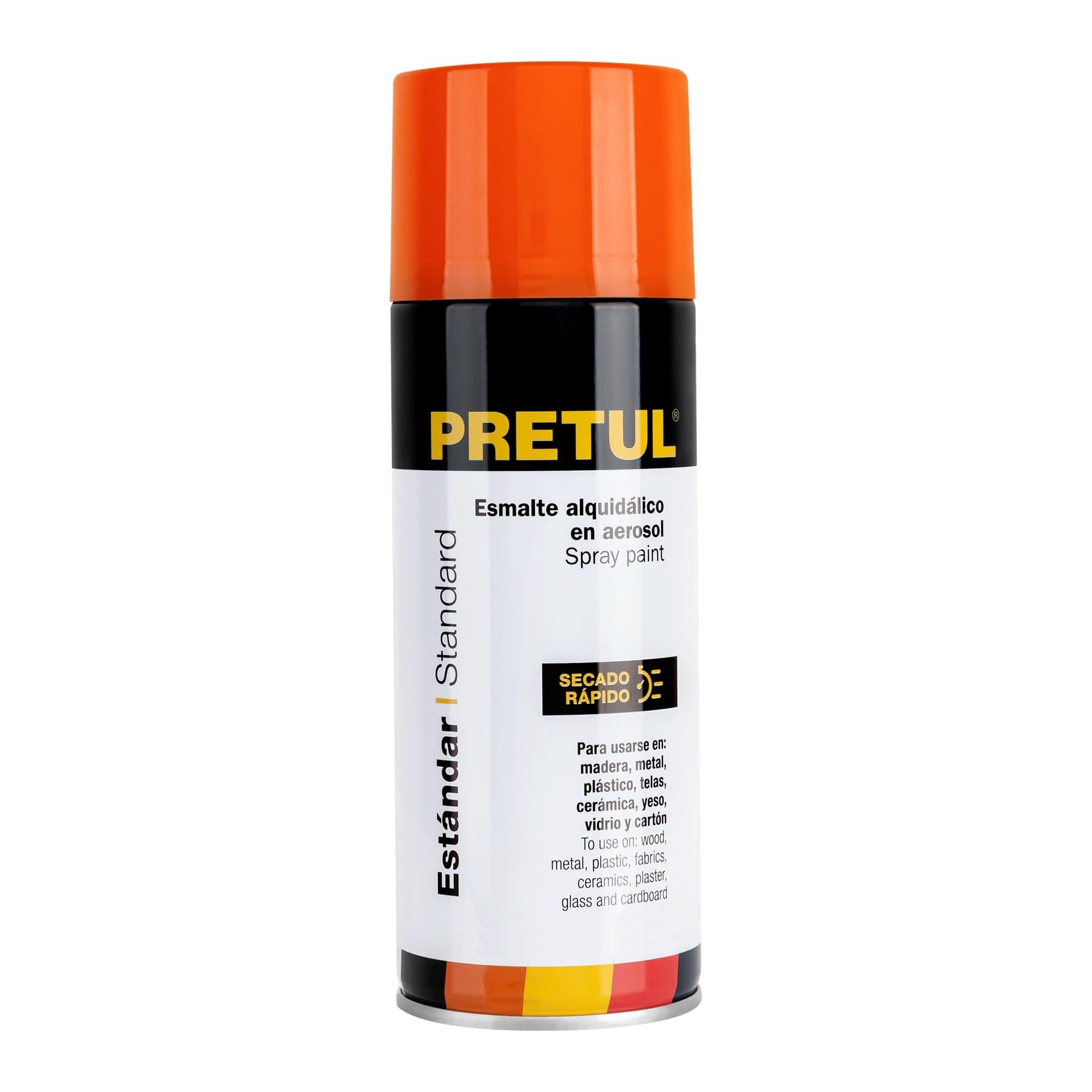 PINTURA EN AEROSOL. NARANJA. 400 ML. PRETUL