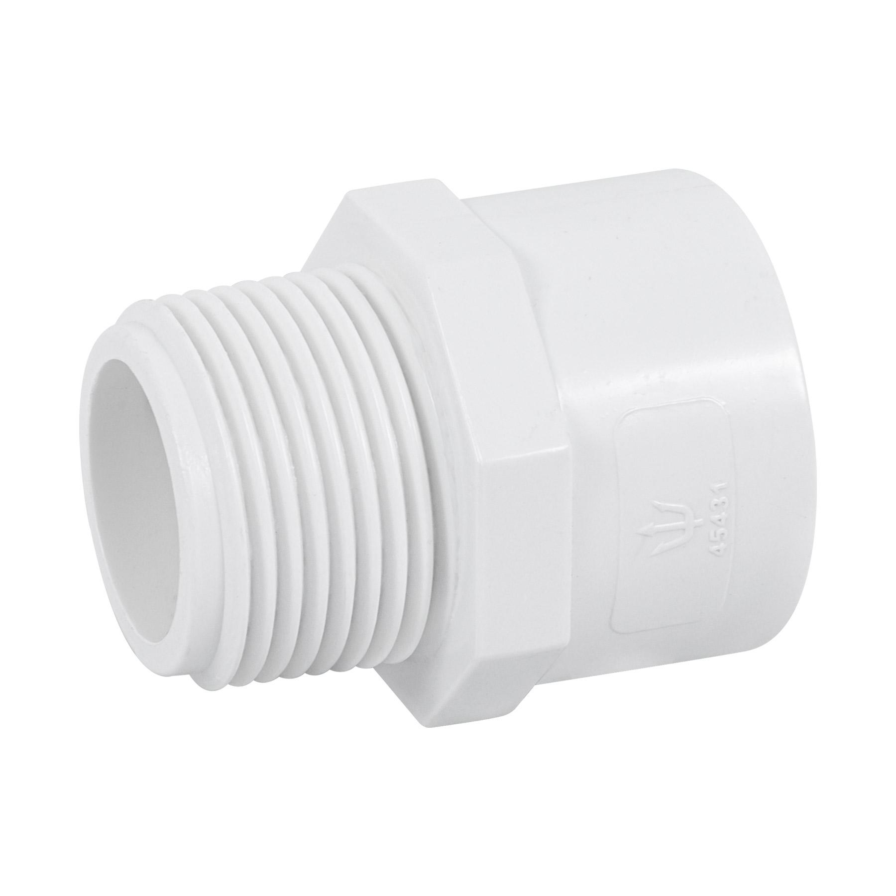 ADAPTADOR MACHO DE PVC DE 1". FOSET